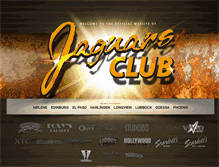 Tablet Screenshot of jaguarclubs.com